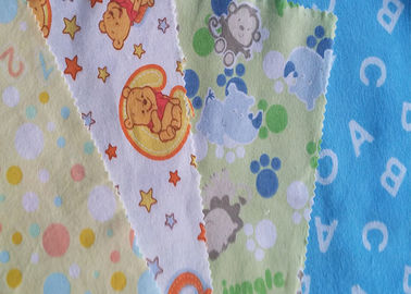 100% Cotton Yarn Dyed Flannel Print Fabric For Baby Cloth