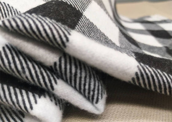 100% Cotton Flannel Cloth Yarn Dyed Twill Plaid Brushed Shirts Woven Fabric